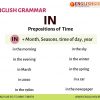 Learn preposition of in