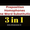 learn prepositions homophones