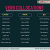 verb collocation cath, have and do