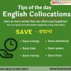 learn English collocations save