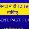Learn tenses quickly