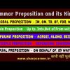 learn grammar preposition and its kind