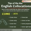 learn English collocations come