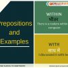 preposition and example